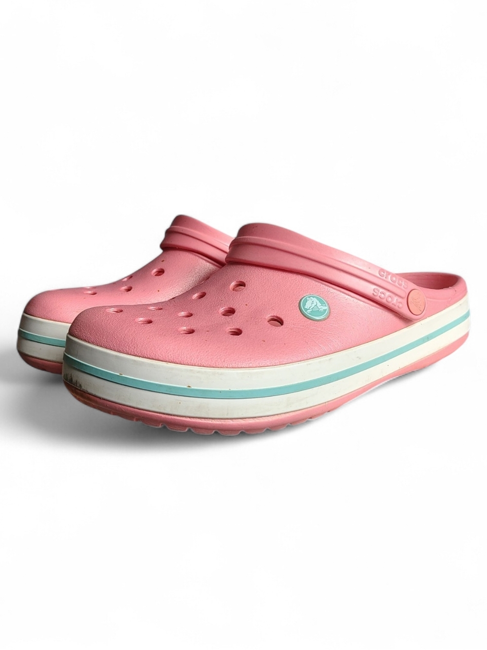 Crocs Crocband Slip On Clogs Cotton Candy Colorway Unisex Size M7 / W9 - Picture 2 of 11